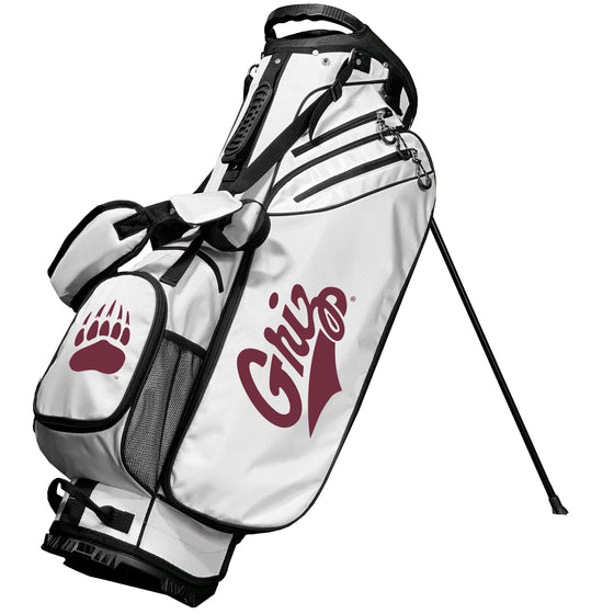 Montana Grizzlies Birdie Stand Golf Bag Wht