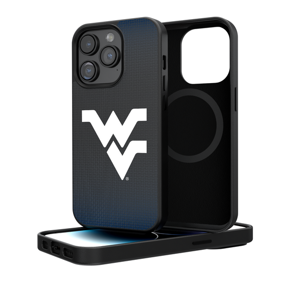 West Virginia Mountaineers Linen Magnetic Phone Case-0