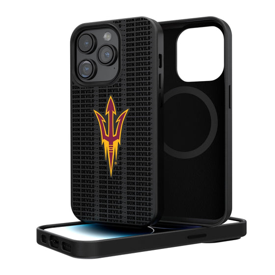 Arizona State Sun Devils Blackletter Magnetic Case-0