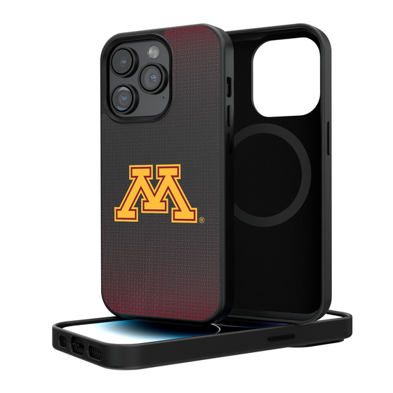 Minnesota Golden Gophers Linen Magnetic Phone Case-0