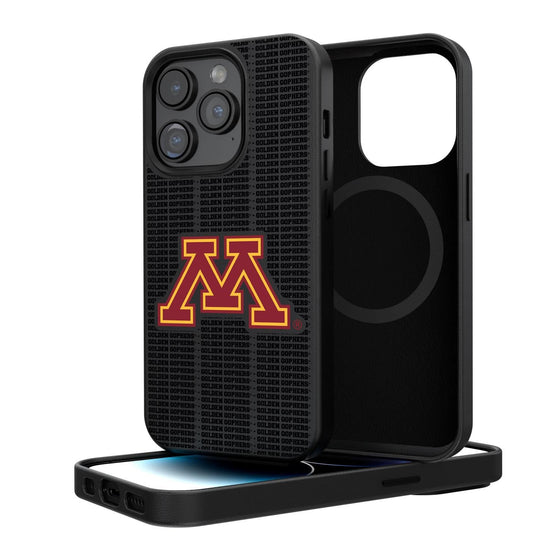 Minnesota Golden Gophers Blackletter Magnetic Case-0