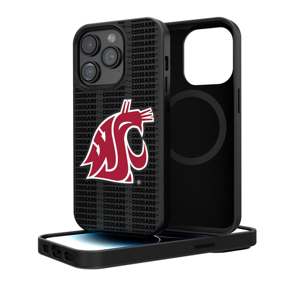 Washington State Cougars Blackletter Magnetic Case-0