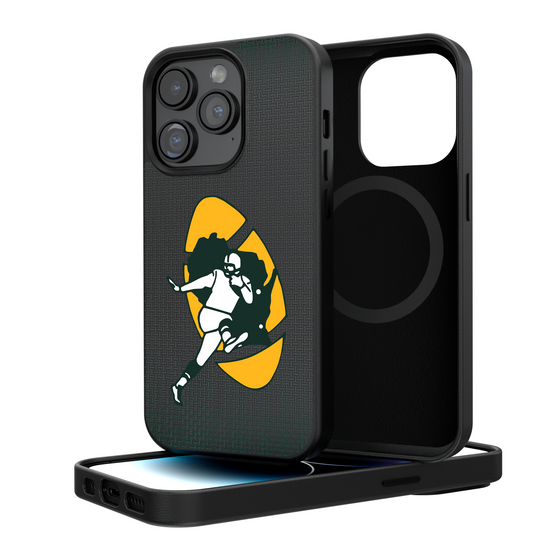 Green Bay Packers Historic Collection Linen Magnetic Phone Case-0