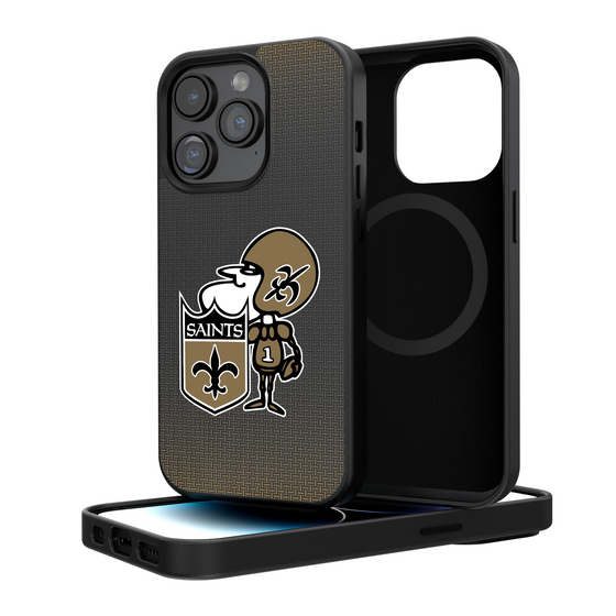 New Orleans Saints Historic Collection Linen Magnetic Phone Case-0