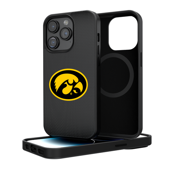 Iowa Hawkeyes Linen Magnetic Phone Case-0