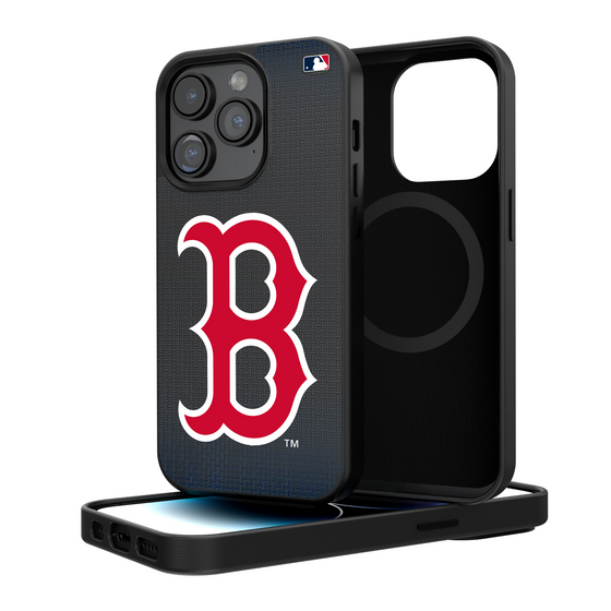 Boston Red Sox Linen Magnetic Phone Case-0