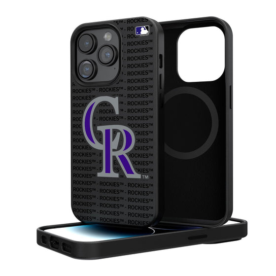 Colorado Rockies Blackletter Magnetic Case - 757 Sports Collectibles