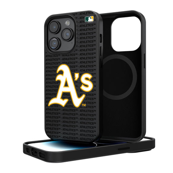 Oakland Athletics Blackletter Magnetic Case - 757 Sports Collectibles