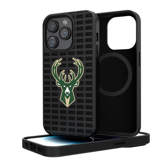 Milwaukee Bucks Blackletter Magnetic Case-0