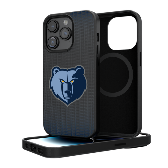 Memphis Grizzlies Linen Magnetic Phone Case-0