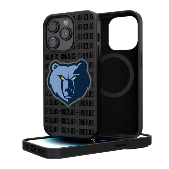 Memphis Grizzlies Blackletter Magnetic Case-0