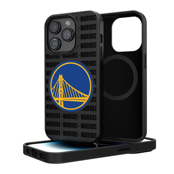 Golden State Warriors Blackletter Magnetic Case-0