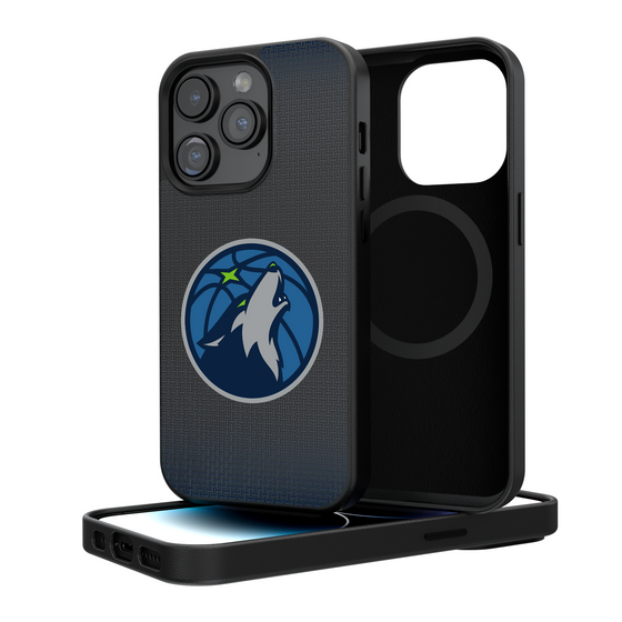 Minnesota Timberwolves Linen Magnetic Phone Case-0