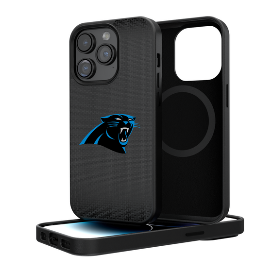 Carolina Panthers Linen Magnetic Phone Case-0