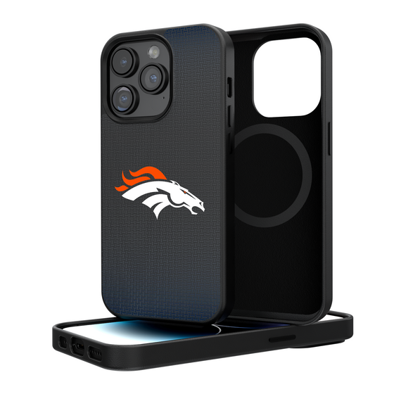 Denver Broncos Linen Magnetic Phone Case-0