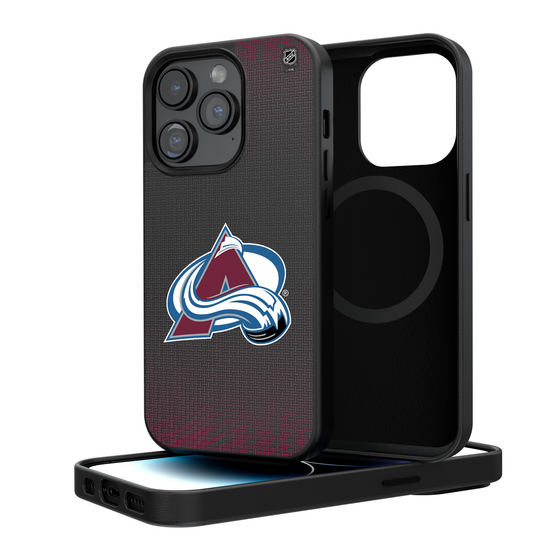 Colorado Avalanche Linen Magnetic Phone Case-0