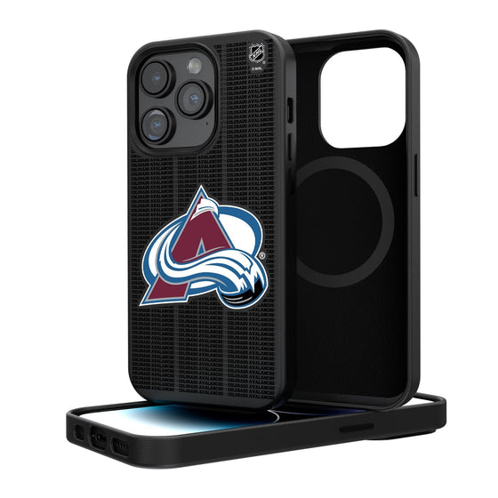 Colorado Avalanche Blackletter Magnetic Case-0