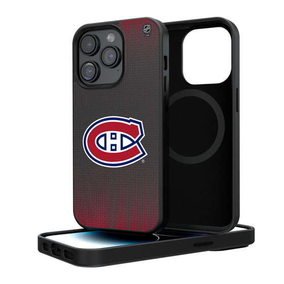 Montreal Canadiens Linen Magnetic Phone Case-0