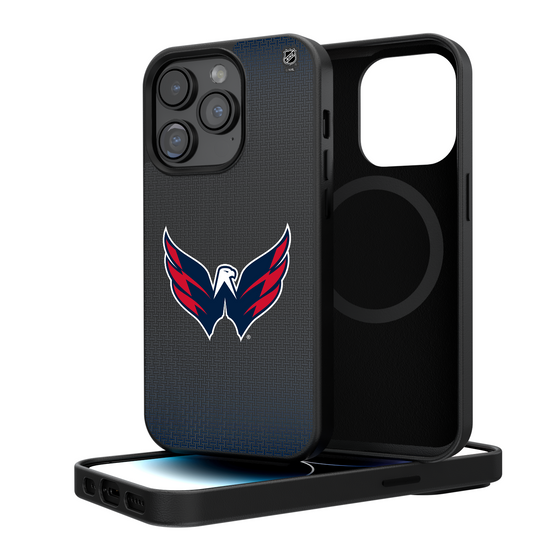 Washington Capitals Linen Magnetic Phone Case-0