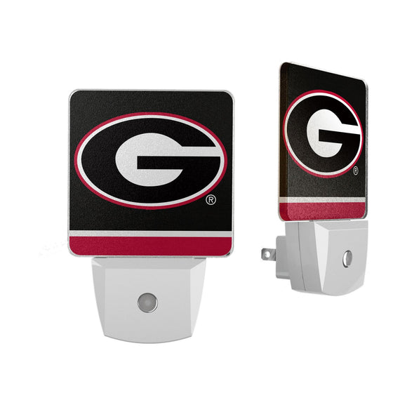 Georgia Bulldogs Stripe Night Light 2-Pack-0