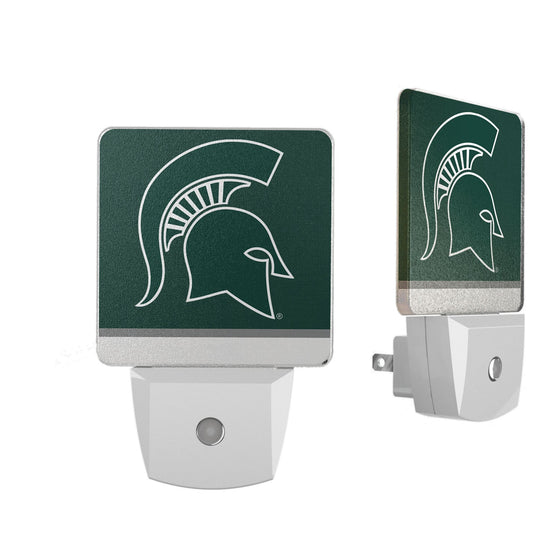 Michigan State Spartans Stripe Night Light 2-Pack-0