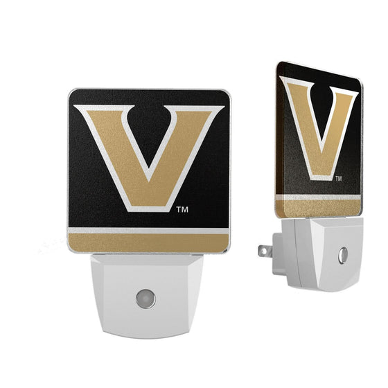 Vanderbilt Commodores Stripe Night Light 2-Pack-0