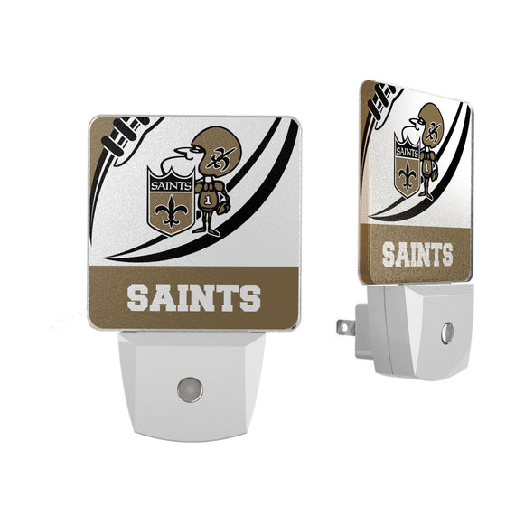 New Orleans Saints Passtime Night Light 2-Pack - 757 Sports Collectibles