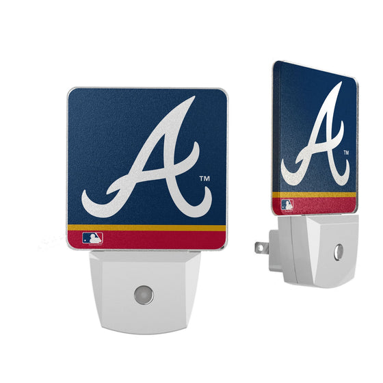 Atlanta Braves Stripe Night Light 2-Pack - 757 Sports Collectibles