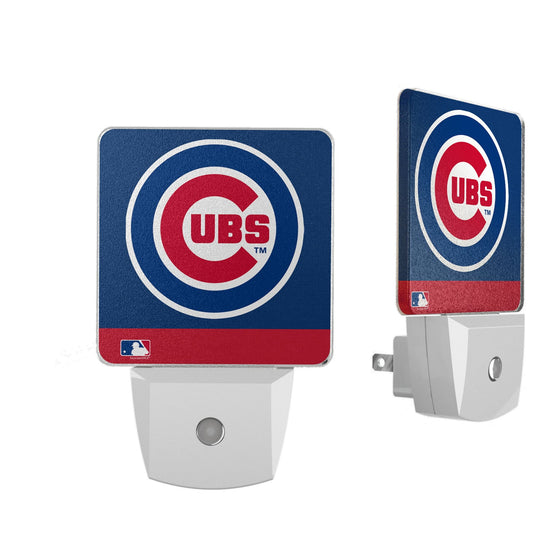 Chicago Cubs Stripe Night Light 2-Pack - 757 Sports Collectibles