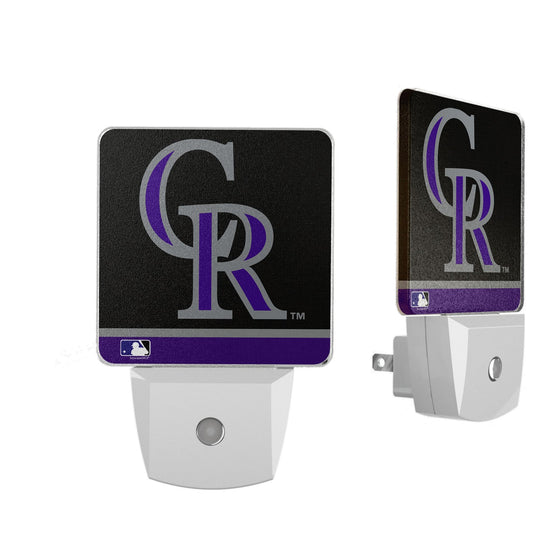 Colorado Rockies Stripe Night Light 2-Pack - 757 Sports Collectibles