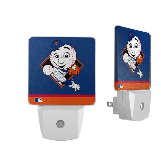 New York Mets Stripe Night Light 2-Pack - 757 Sports Collectibles