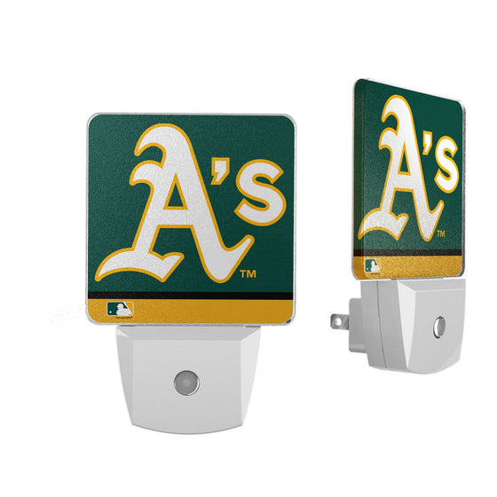 Oakland Athletics Stripe Night Light 2-Pack - 757 Sports Collectibles