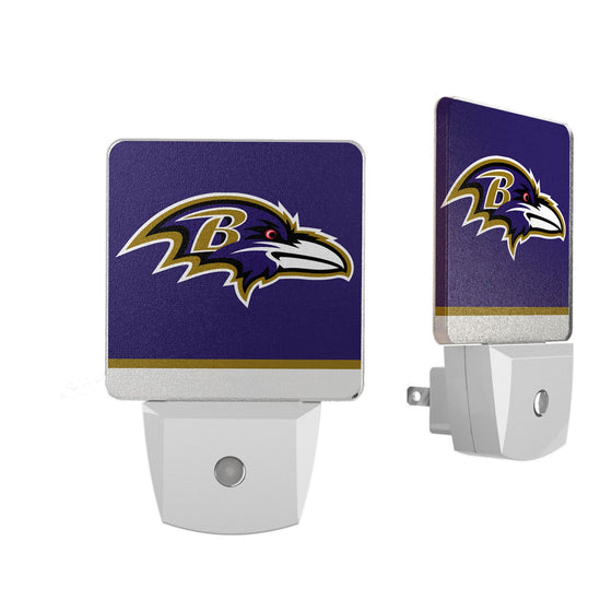 Baltimore Ravens Stripe Night Light 2-Pack - 757 Sports Collectibles