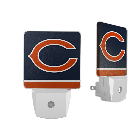 Chicago Bears Stripe Night Light 2-Pack - 757 Sports Collectibles