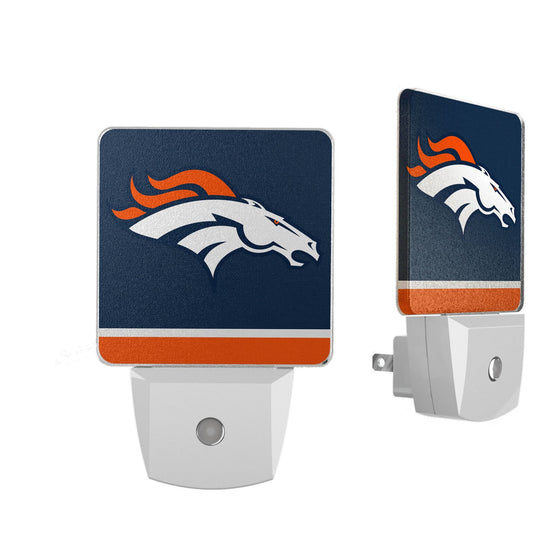 Denver Broncos Stripe Night Light 2-Pack - 757 Sports Collectibles