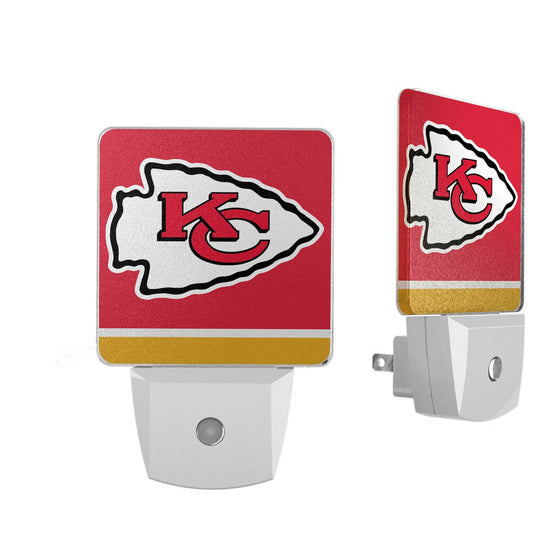 Kansas City Chiefs Stripe Night Light 2-Pack - 757 Sports Collectibles