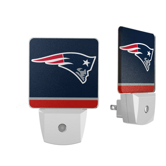 New England Patriots Stripe Night Light 2-Pack - 757 Sports Collectibles