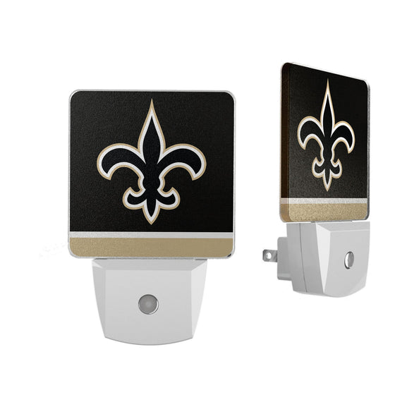 New Orleans Saints Stripe Night Light 2-Pack - 757 Sports Collectibles