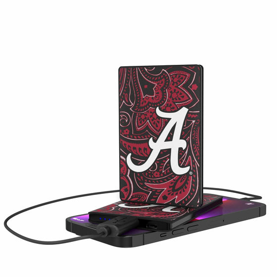 Alabama Crimson Tide Paisley 2500mAh Credit Card Powerbank-0