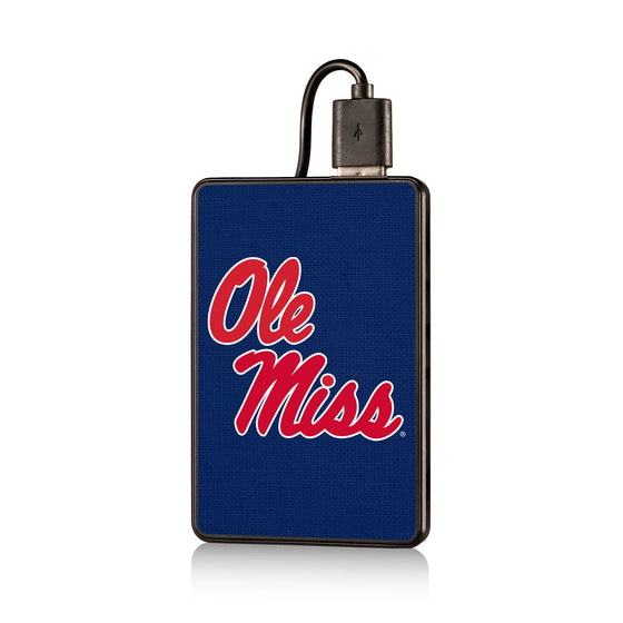 Mississippi Ole Miss Rebels Solid 2200mAh Credit Card Powerbank-0