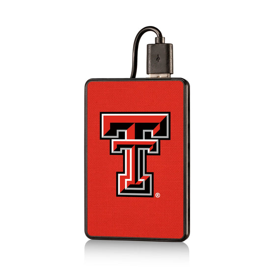 Texas Tech Red Raiders Solid 2200mAh Credit Card Powerbank-0