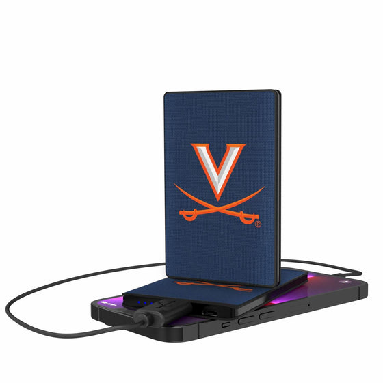 Virginia Cavaliers Solid 2500mAh Credit Card Powerbank-0