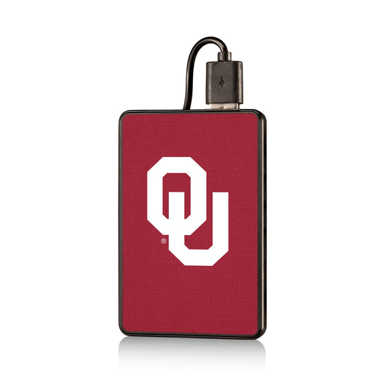 Oklahoma Sooners Solid 2200mAh Credit Card Powerbank-0