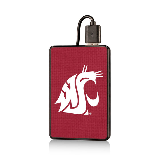 Washington State Cougars Solid 2200mAh Credit Card Powerbank-0