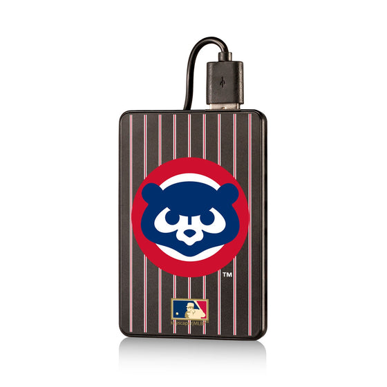 Chicago Cubs Home 1979-1998 - Cooperstown Collection Pinstripe 2200mAh Credit Card Powerbank - 757 Sports Collectibles