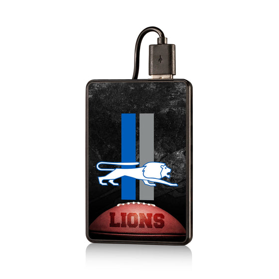 Detroit Lions Retro Legendary 2500mAh Credit Card Powerbank - 757 Sports Collectibles