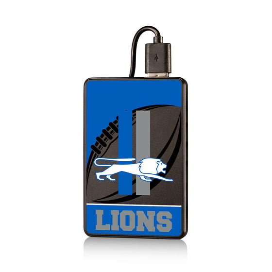 Detroit Lions Retro Passtime 2500mAh Credit Card Powerbank - 757 Sports Collectibles