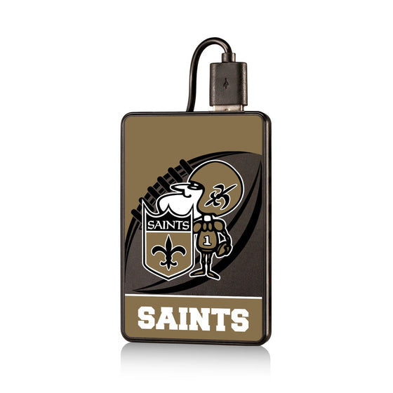 New Orleans Saints Passtime 2500mAh Credit Card Powerbank - 757 Sports Collectibles