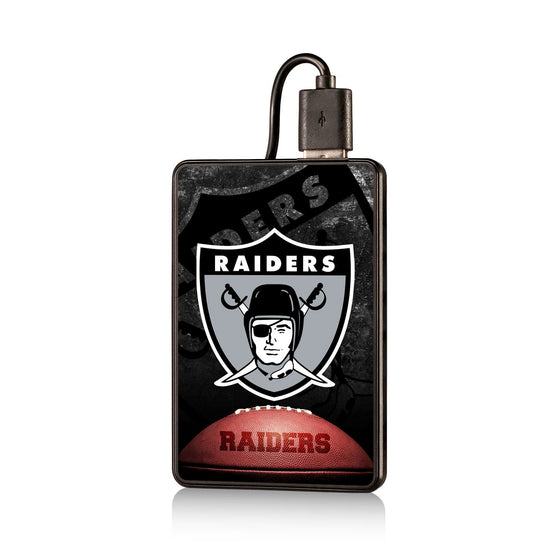 Oakland Raiders 1963 Historic Collection Legendary 2500mAh Credit Card Powerbank - 757 Sports Collectibles