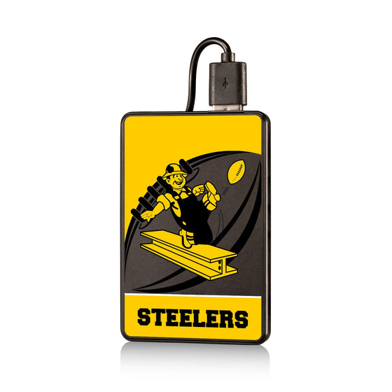 Pittsburgh Steelers 1961 Historic Collection Passtime 2500mAh Credit Card Powerbank - 757 Sports Collectibles